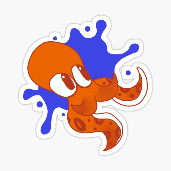 Item preview, Octo Splash Orange designed and sold by Lunarrmoth.