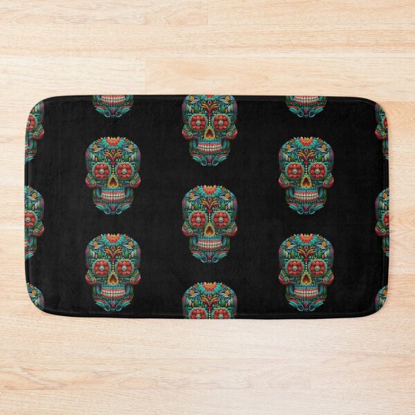 Item preview, Deluxe design made of embroidery skull textile Day of the Dead, Dia de los Muertos designed and sold by Tio-Tecun.
