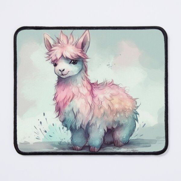 Item preview, Happy, cotton candy baby alpaca designed and sold by Kitzzeh.