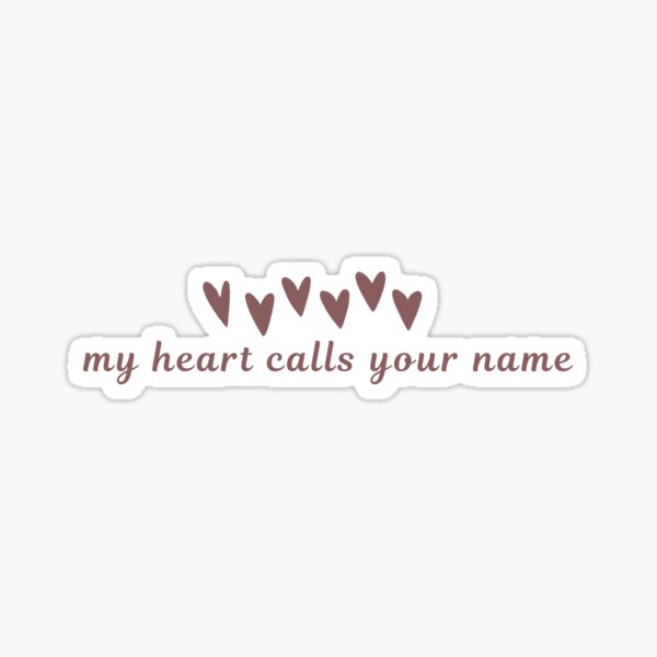 Aperçu de l'œuvre mon coeur appelle ton nom - La reine Charlotte et le roi George Bridgerton Netflix Love Quote créée et vendue par BloompodDesigns.