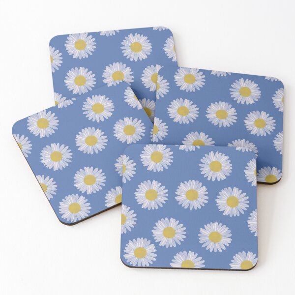 Item preview, Floral Pattern with Blue, Yellow and White designed and sold by JoelmaQ.