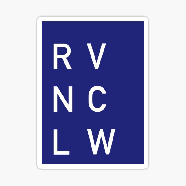 Item preview, RVNCLW Blue and White designed and sold by El's Library Card.