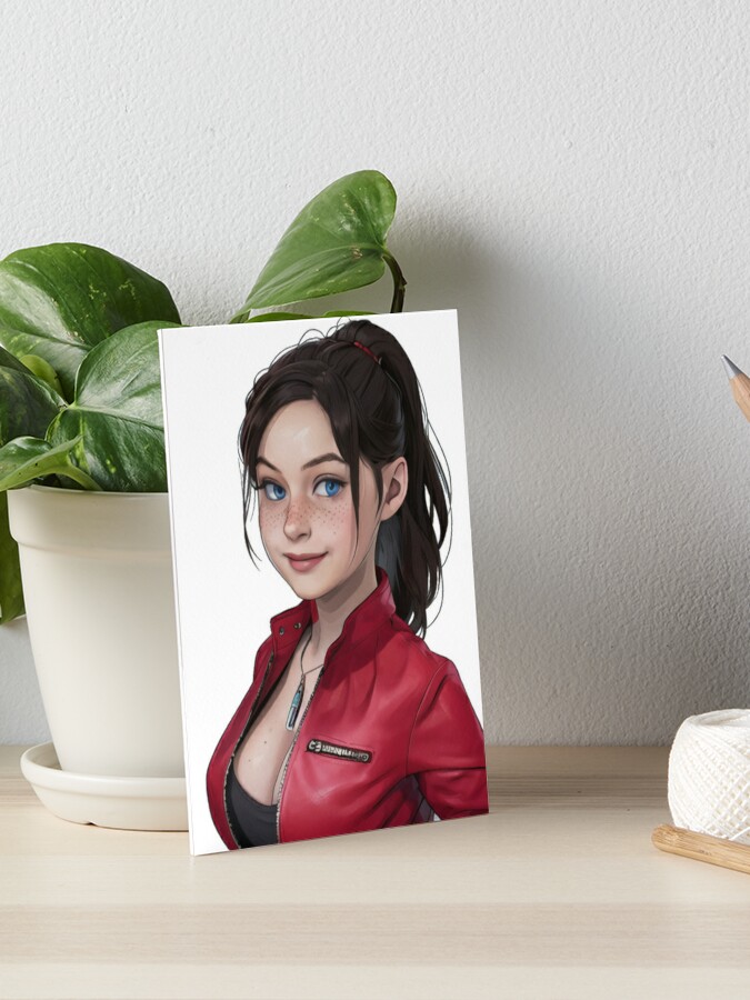 Resident Evil 2 Remake - Claire Redfield Art Board Print for Sale