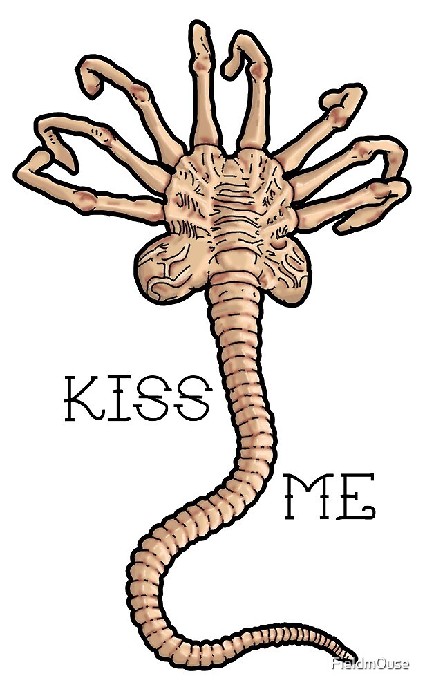 "Alien Facehugger" by Fieldm0use Redbubble