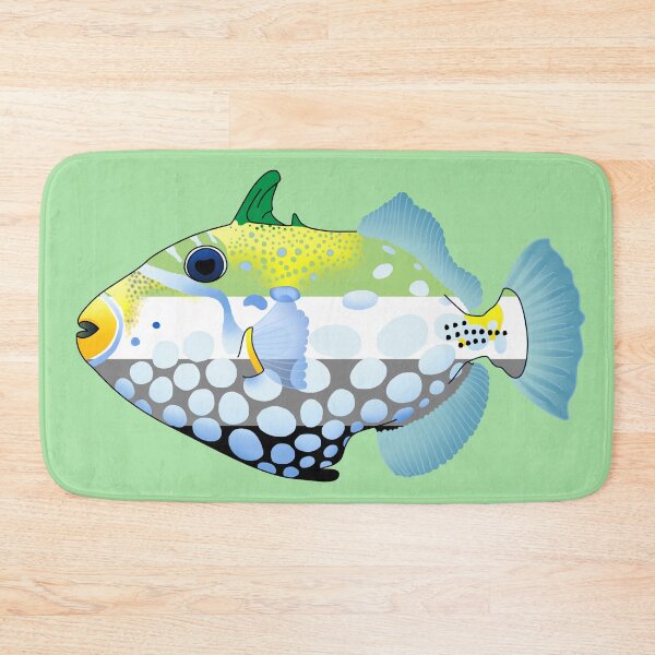 Item preview, Aromantic Clown Triggerfish designed and sold by Zia Frazier.