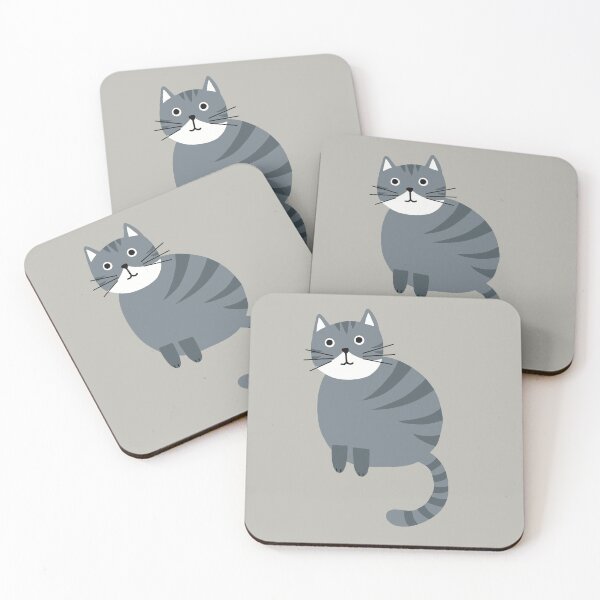 Item preview, Grey cute kitty designed and sold by Lucadoingart.