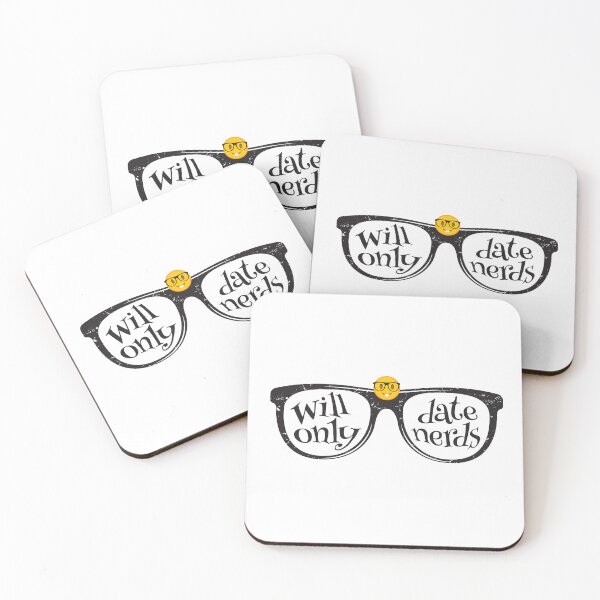 Item preview, Will Only Date Nerds, glasses graphic designed and sold by ArtDoor54.