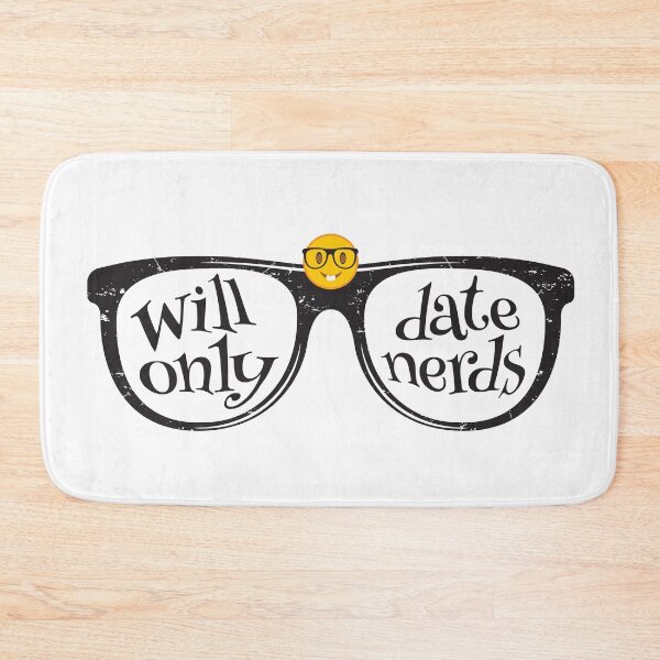 Item preview, Will Only Date Nerds, glasses graphic designed and sold by ArtDoor54.