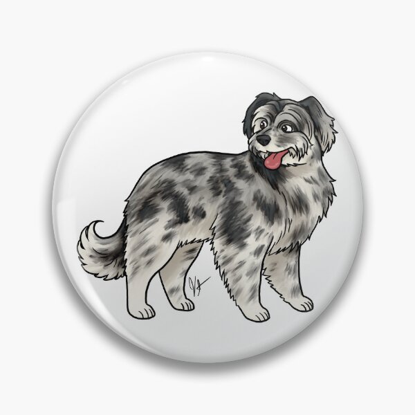 Item preview, Pyrenean Shepherd - Merle designed and sold by Jennifer Stolzer.