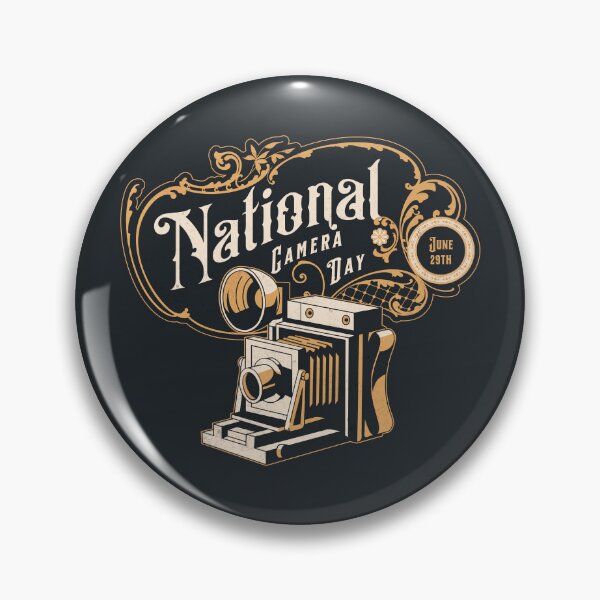 Item preview, National Camera Day, vintage camera designed and sold by HolidayBug.