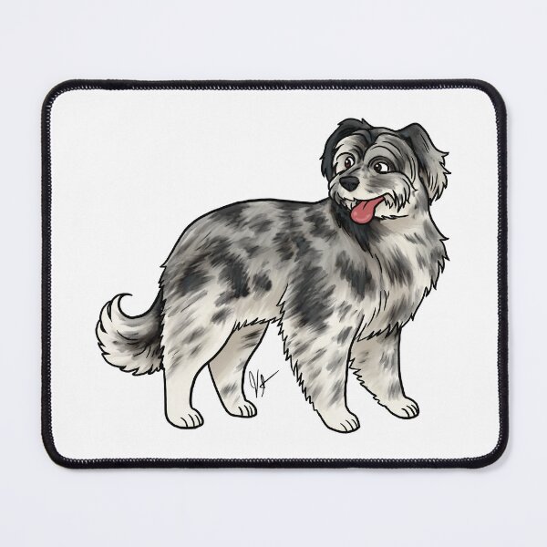 Item preview, Pyrenean Shepherd - Merle designed and sold by Jennifer Stolzer.