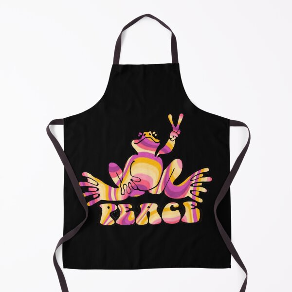 Item preview, Pink Purple Yellow Wave Peace Frog  designed and sold by natnat7w.