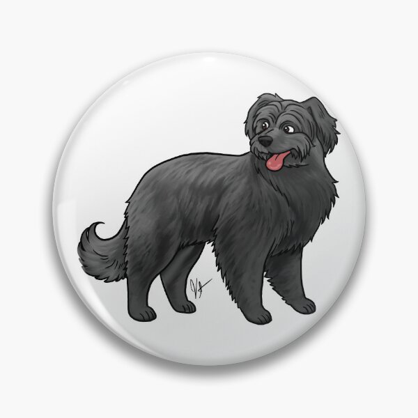 Item preview, Pyrenean Shepherd - Black designed and sold by Jennifer Stolzer.