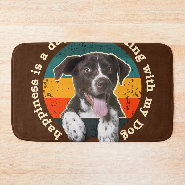Item preview, Happiness Is A Day Spent Hiking With My Dog designed and sold by Yuzik.