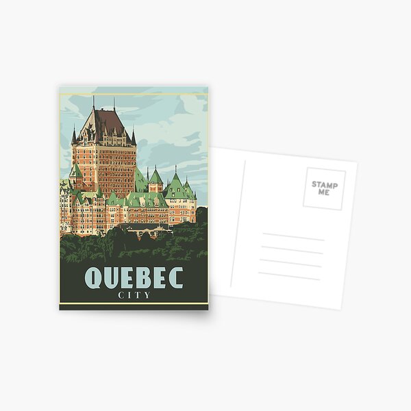 Item preview, Quebec City - Vintage Travel Poster designed and sold by georgekingg902.