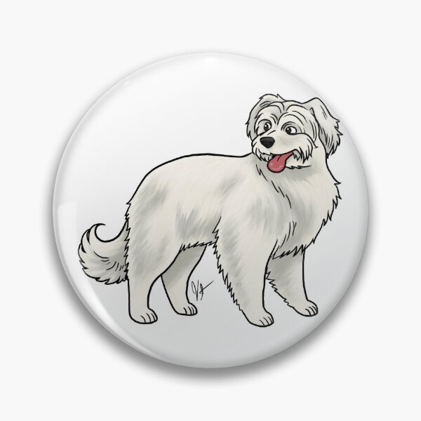 Item preview, Pyrenean Shepherd - White designed and sold by Jennifer Stolzer.