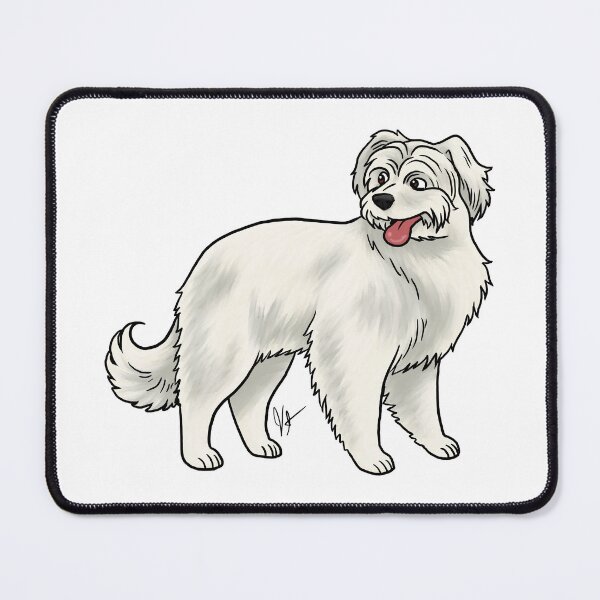Item preview, Pyrenean Shepherd - White designed and sold by Jennifer Stolzer.