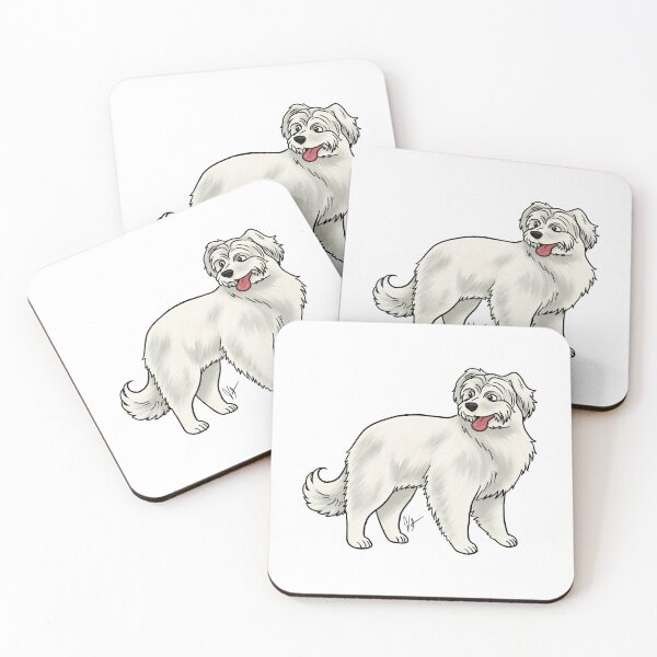 Item preview, Pyrenean Shepherd - White designed and sold by Jennifer Stolzer.