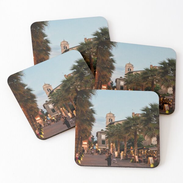 Item preview, Outdoor dining as the sun goes down designed and sold by Violaman.