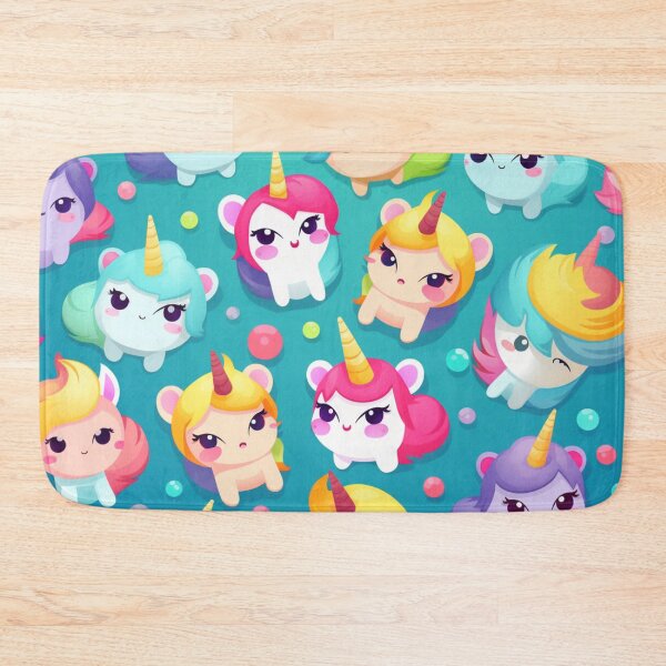 Item preview, Mini Unicorns Kawai Animated Patterns designed and sold by DigitalPixelize.