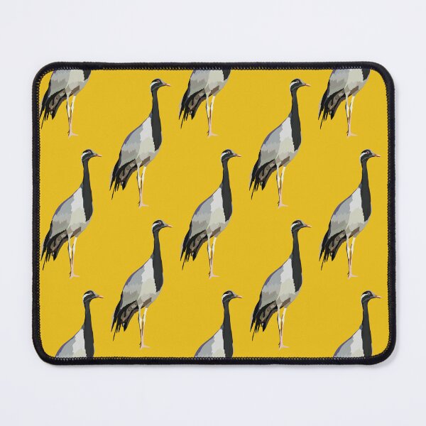 Item preview, D is for Demoiselle Crane,Demoiselle Crane – Elegant Migratory Bird Illustration designed and sold by PrettylittlepastelUk.