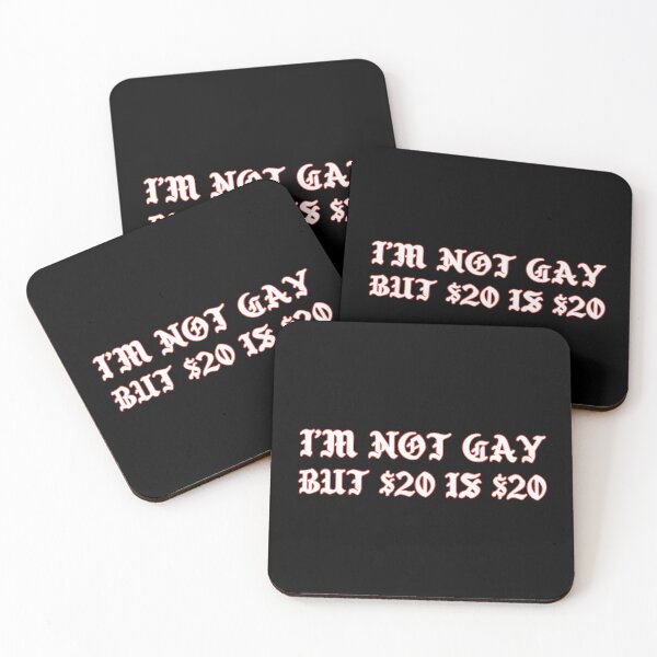 Item preview, I'm Not Gay, But $20 Is $20 Funny designed and sold by Harmonick-Tees.