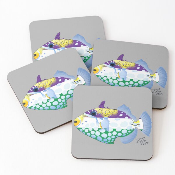 Item preview, Genderqueer Clown Triggerfish designed and sold by Zia Frazier.