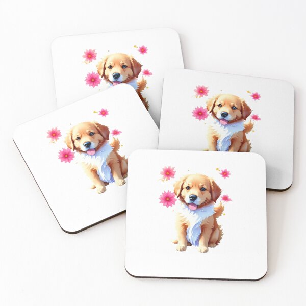 Item preview, loving dog sticker designed and sold by ArtTechEstudio.