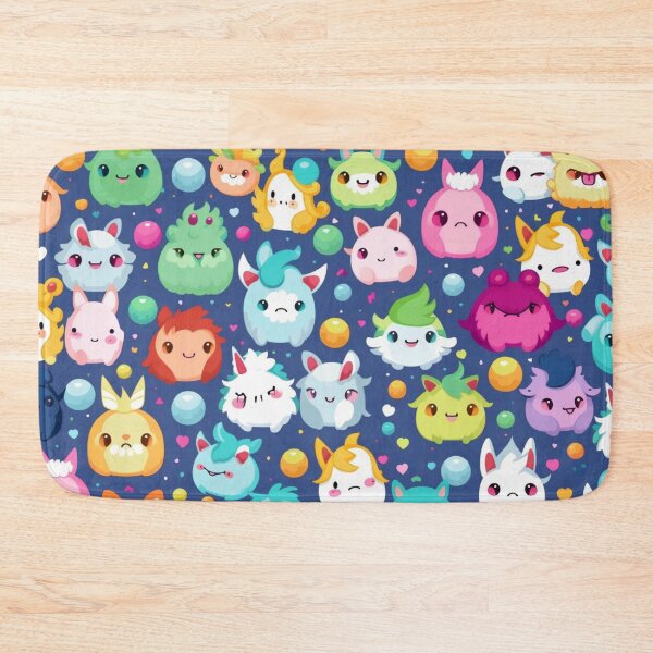 Item preview, mini figurines kawaii animated patterns designed and sold by DigitalPixelize.
