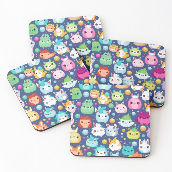 Item preview, mini figurines kawaii animated patterns designed and sold by DigitalPixelize.