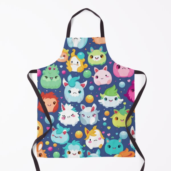 Item preview, mini figurines kawaii animated patterns designed and sold by DigitalPixelize.