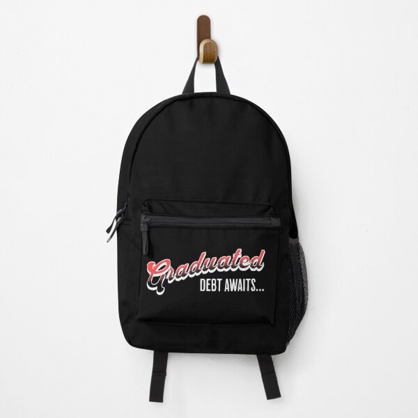 Item preview, Graduated, Debt Awaits - Relatable Student Life Illustration (retro version) designed and sold by Arienrod's Designs.