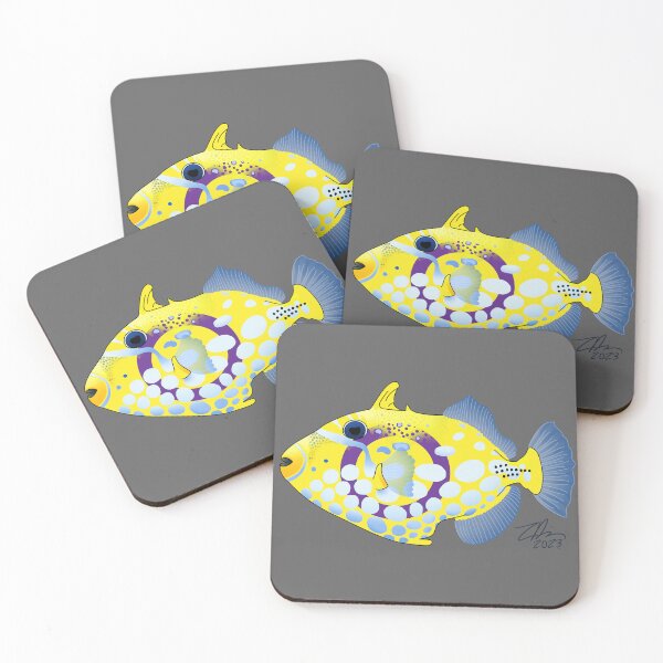 Item preview, Intersex Clown Triggerfish designed and sold by Zia Frazier.