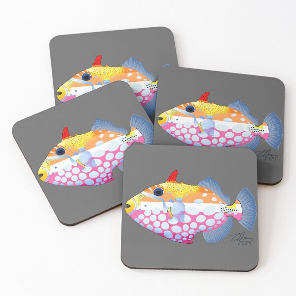 Item preview, Lesbian Clown Triggerfish designed and sold by Zia Frazier.