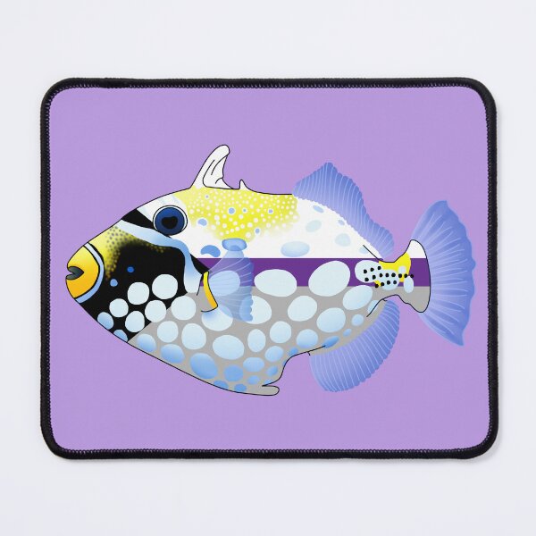 Item preview, Demisexual Clown Triggerfish designed and sold by Zia Frazier.
