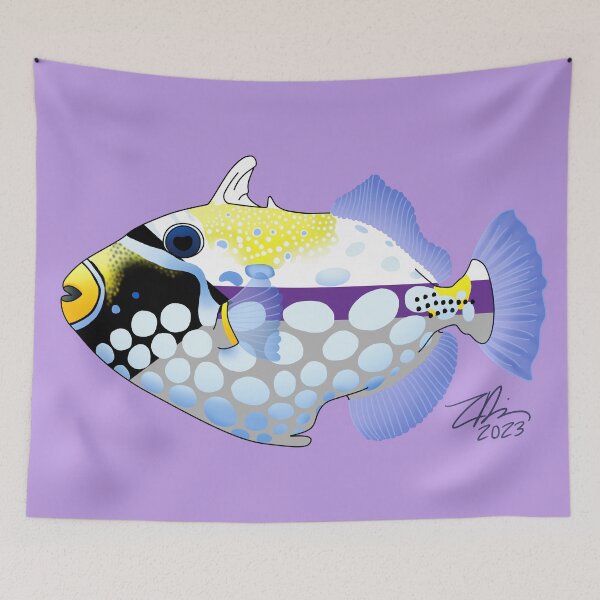Item preview, Demisexual Clown Triggerfish designed and sold by Zia Frazier.