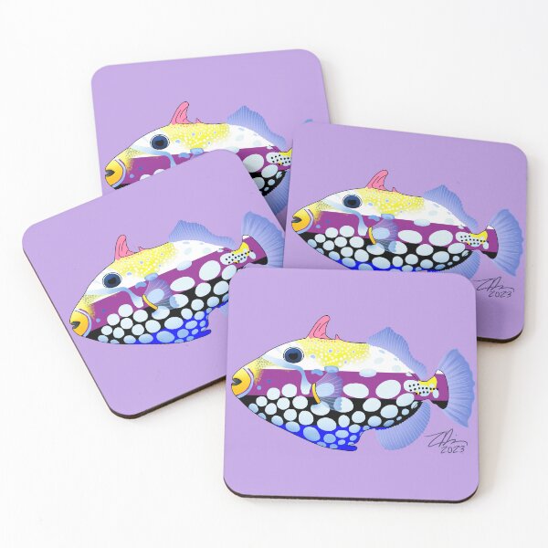 Item preview, Genderfluid Clown Triggerfish designed and sold by Zia Frazier.