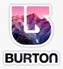 Burton Snowboards Pink Sticker