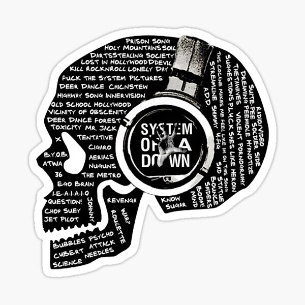 Toxicity SOAD - System Of A Down - Sticker