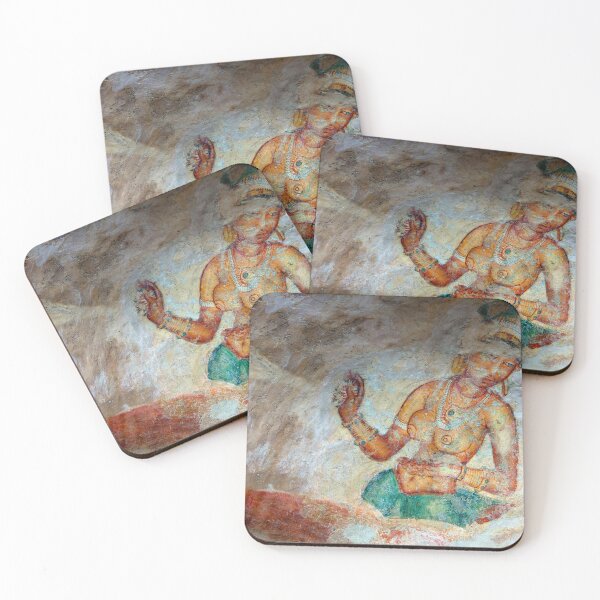 Item preview, Sigiriya fresco frescoes sri lanka designed and sold by Kevin Miller Photography.