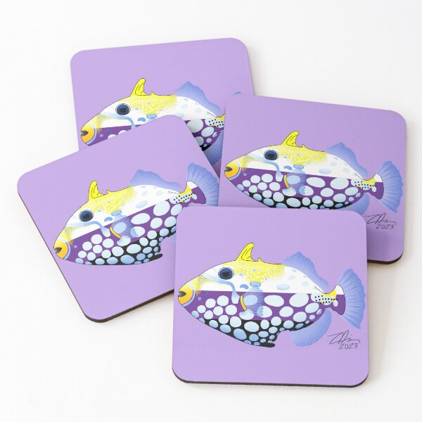 Item preview, Nonbinary Clown Triggerfish designed and sold by Zia Frazier.