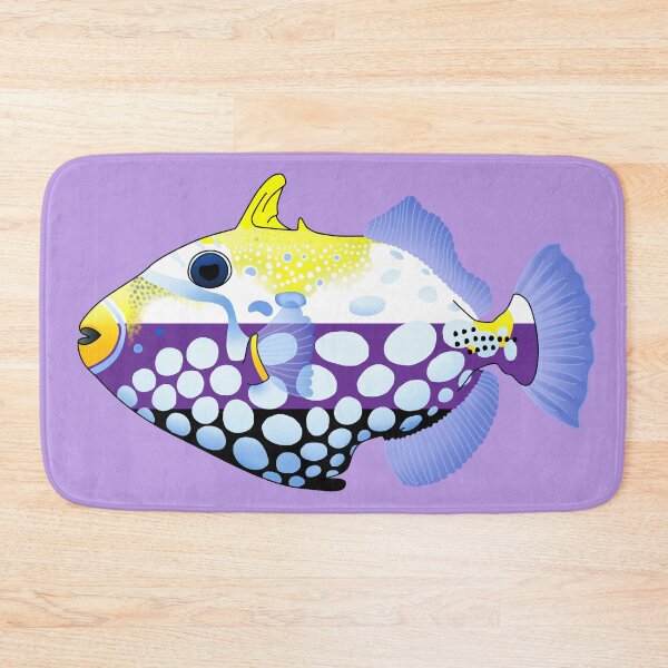Item preview, Nonbinary Clown Triggerfish designed and sold by Zia Frazier.
