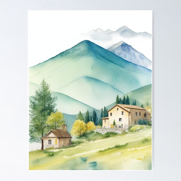 Item preview, Apennine Mountains - Villa In The Sunshine designed and sold by BBGIFTSUK.