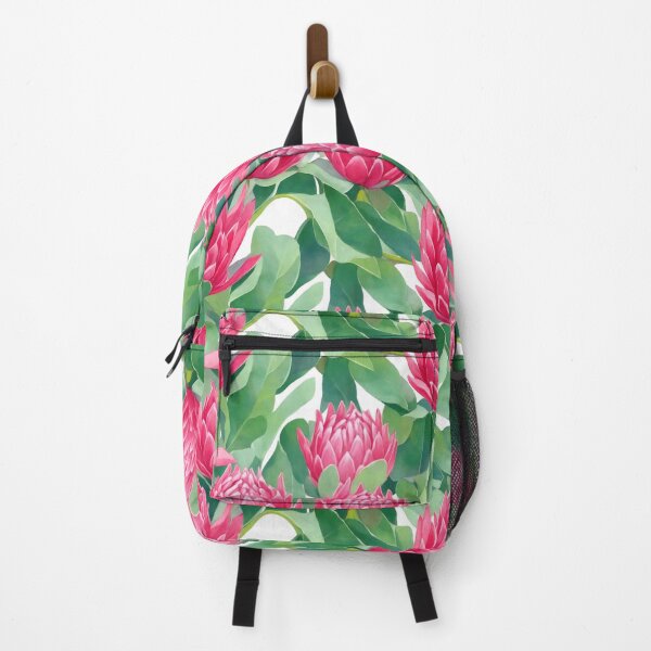 Item preview, Elegant Pink and Red Protea Design with Green Foliage designed and sold by capefox.