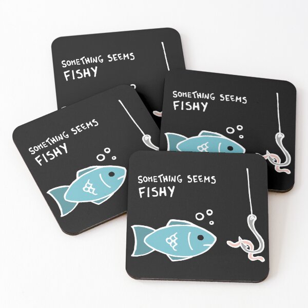 Item preview, Something Seems Fishy Fish (White) designed and sold by Graograman.