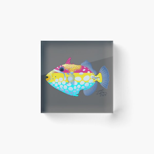 Item preview, Pansexual Clown Triggerfish designed and sold by Zia Frazier.