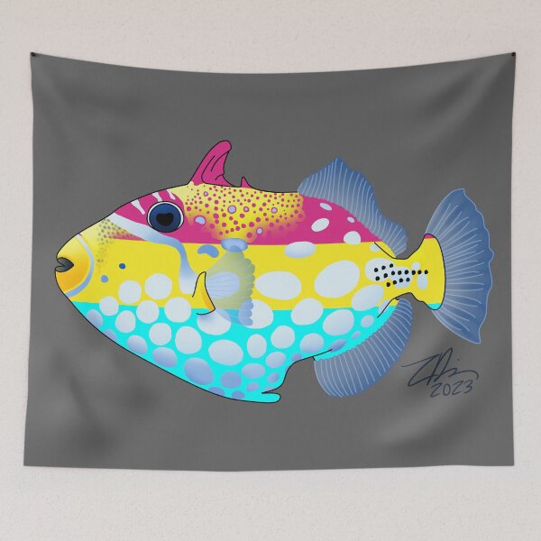 Item preview, Pansexual Clown Triggerfish designed and sold by Zia Frazier.