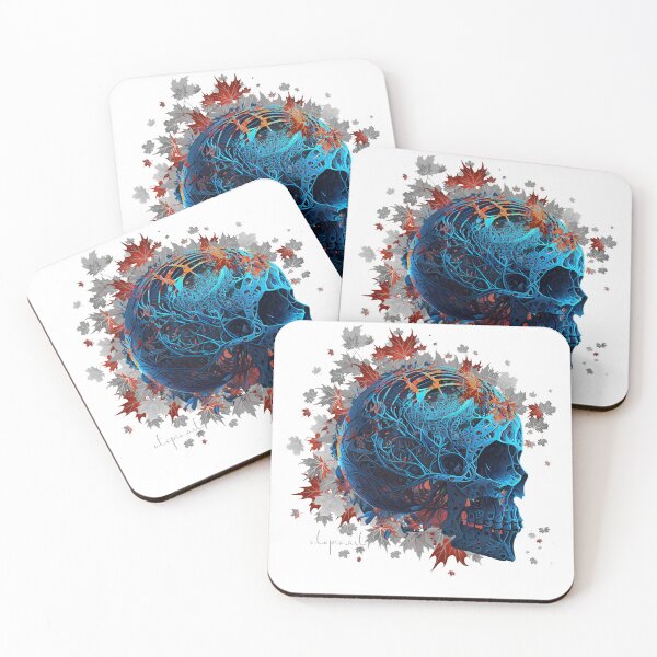 Item preview, Color Mask of Decay 005: The Head in the Maple Leaves designed and sold by utopio-art.