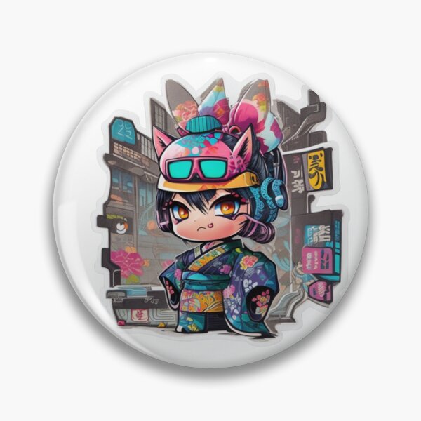 Item preview, Adorable kimono-clad boy radiating stylish charm stickers and more. designed and sold by mefirefire.