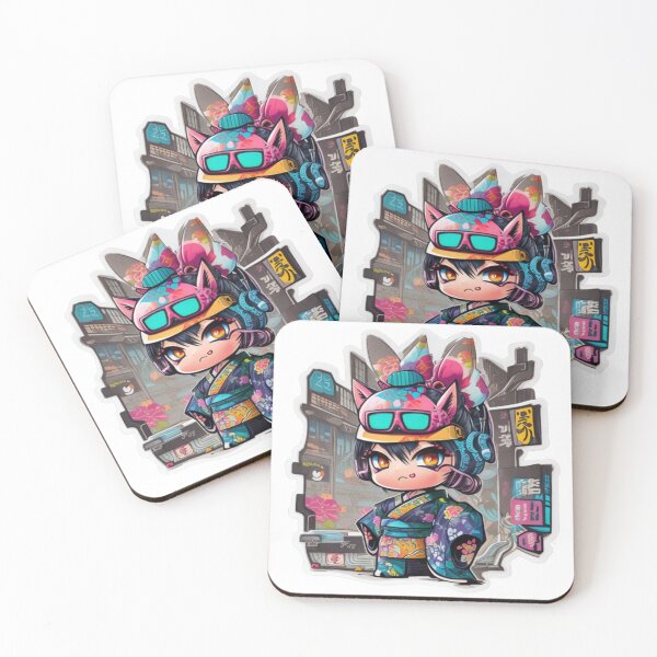 Item preview, Adorable kimono-clad boy radiating stylish charm stickers and more. designed and sold by mefirefire.